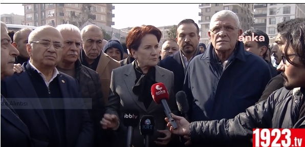 MERAL AKŞENER DEPREM BÖLGESİ İYİ PARTİ
